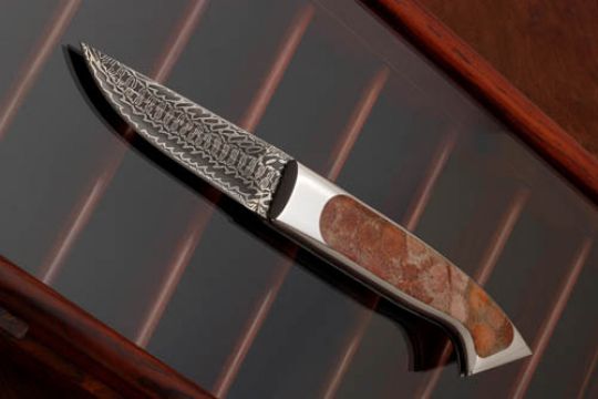 FOLDING KNIVES Bennica - Mditerrane corail fossile